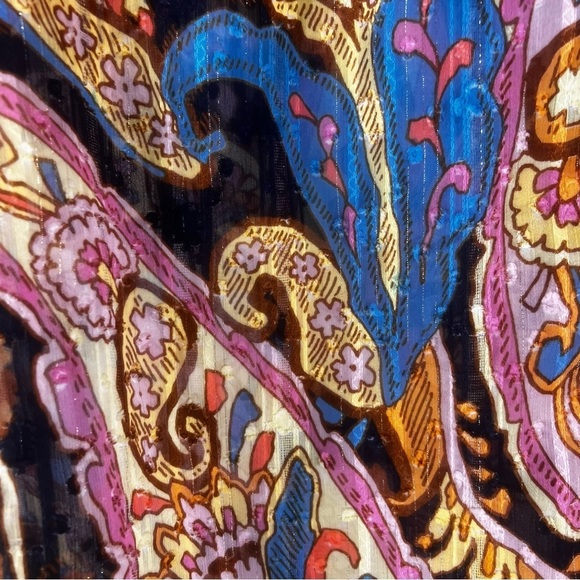 Sanctuary Relaxed Button Blouse Paisley Print Women's Top
Size: S - Picture 12 of 17